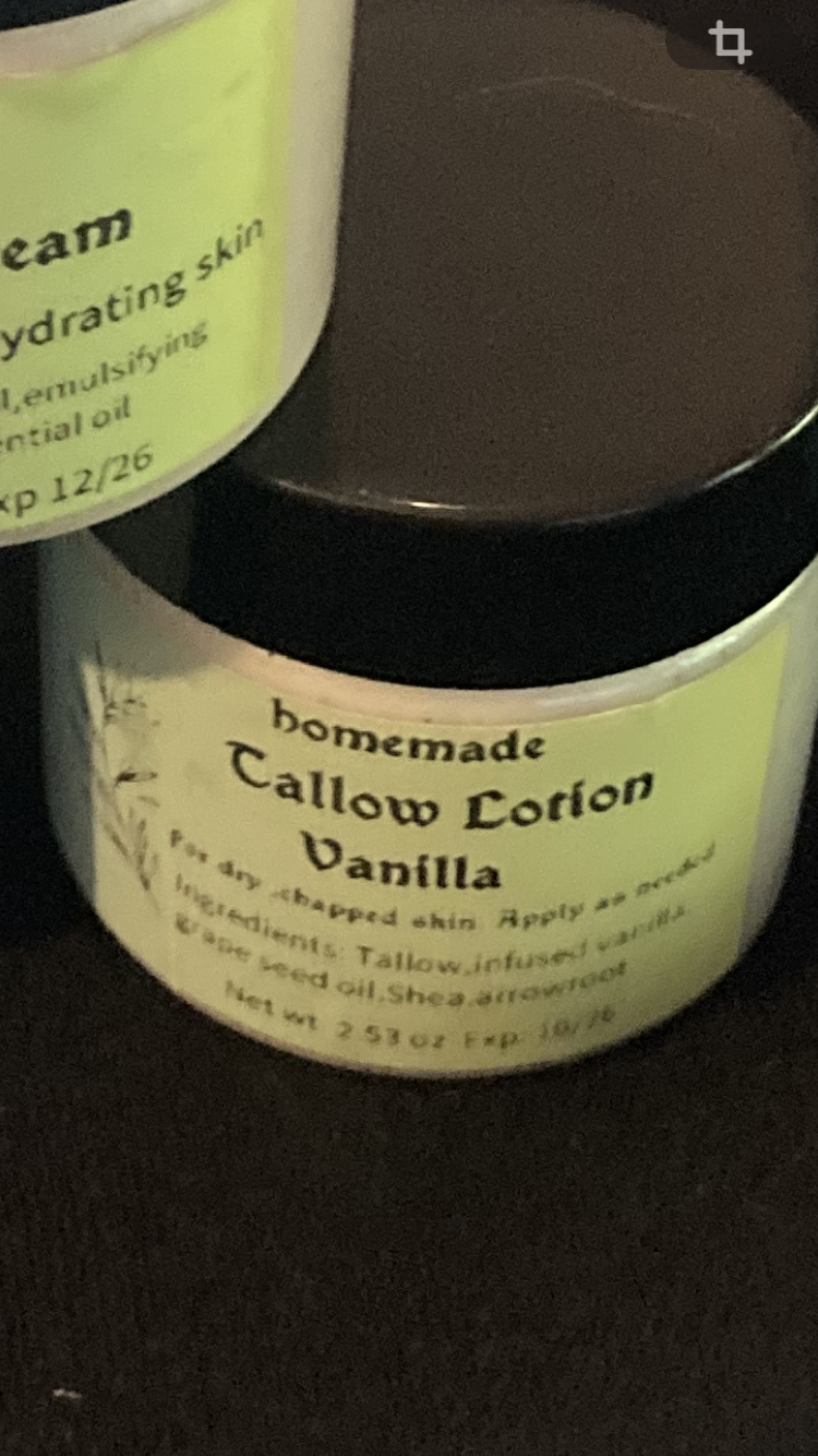 Tallow lotion